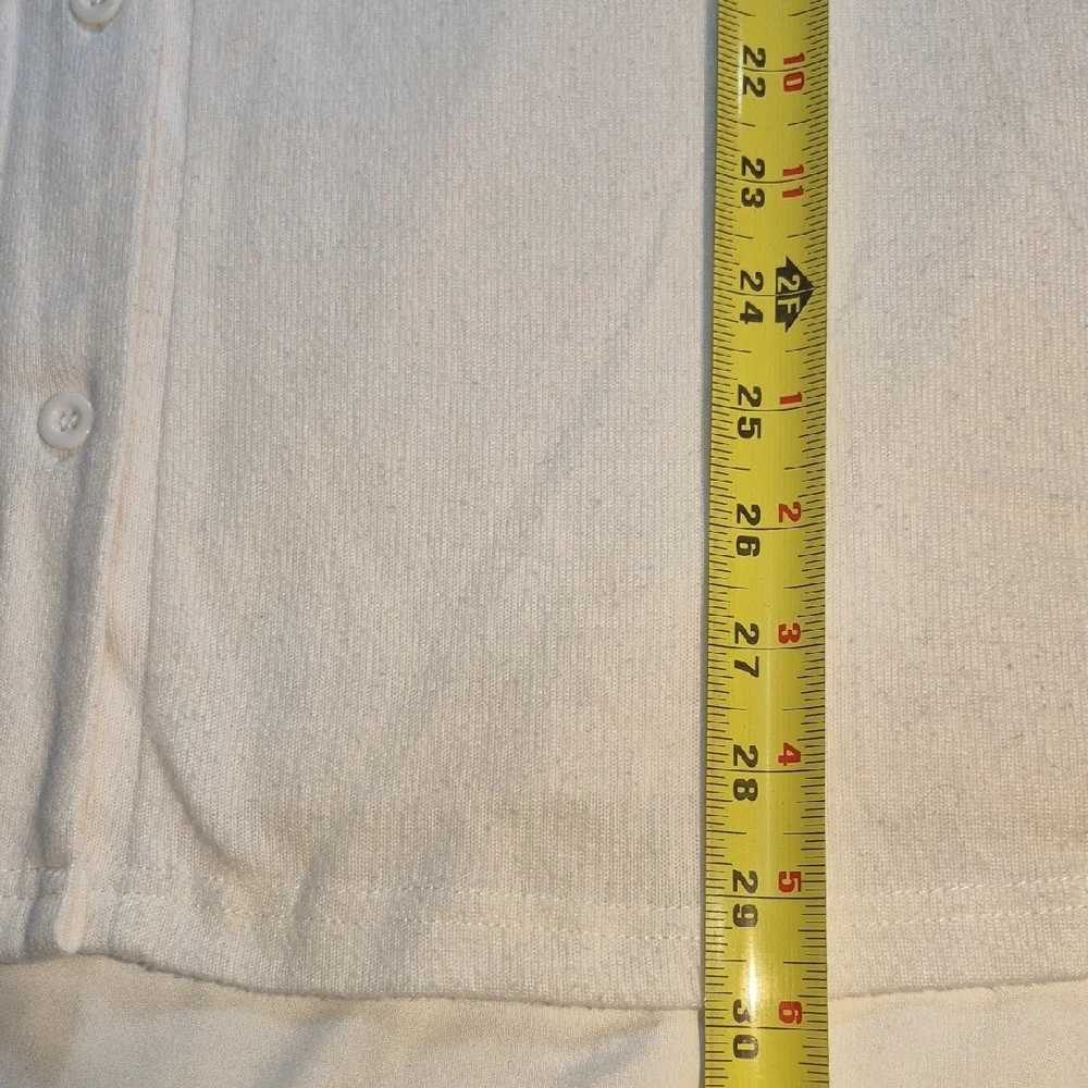 Womens Plus 3X White Lace Sleeve Women's Blouse - Picture 6 of 12